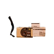 Vivitar PN2011 35mm Film Camera Beige Black with Manual and Wrist Strap