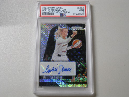 2024-25 Panini Prizm WNBA Mojo Prizm Auto Sophie Cunningham 20/25 PSA 9 MINT