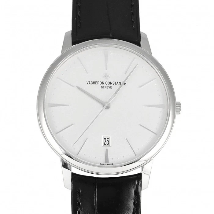 Vacheron Constantin — Vacheron Constantin Patrimony 85180 / 000G-9230 White Gold Leather #YKW203