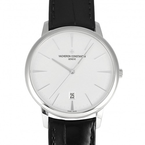 Vacheron Constantin Patrimony 85180 / 000G-9230 White Gold Leather #YKW203
