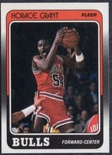 1988-89 Fleer #16 Horace Grant RC Rookie Card. rookie card picture