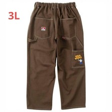 BEN DAVIS Big Size Work Pants Brown Cotton 3L Men's New