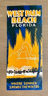 Vintage 1930s West Palm Beach Florida Promotional Brochure
