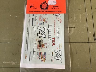 Slixx Decals #74 Lipton Tea Monte Carlo 1/25 Scale Jonny Benson Jr