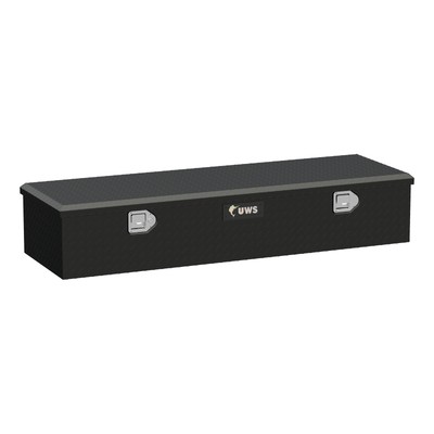 UWS FWB-58-MB Matte Black Aluminum 58'' 5th Wheel Truck Tool Box Toolbox Storage