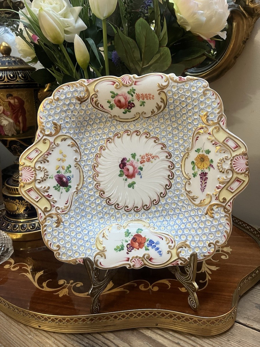 H&R Daniel Mayflower Antique Service Plate c.1820-1830 - Rare