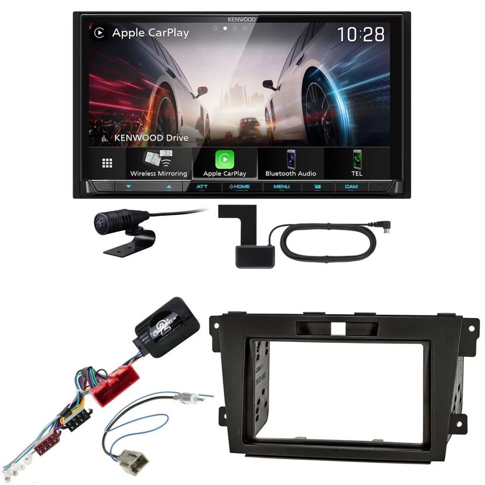 Kenwood DMX8021DABS Android Auto CarPlay Bluetooth Einbauset für Mazda CX-7 - Bild 1 von 1