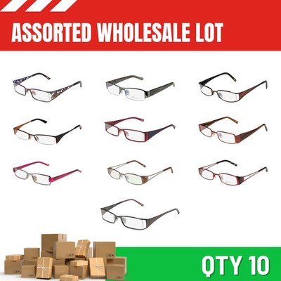 WHOLESALE ASSORTED LOT 10 X-EYES EYEGLASSES latest season new with tags reseller