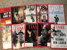 Time Package - ALL 10 ISSUES AS SHOWN