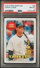 2018 Topps Heritage - Aaron Judge #25 PSA 8 New York Yankees