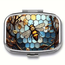 Portable Cute Travel Cases with Colored Medicine Metal Jwelery Organizers Pill