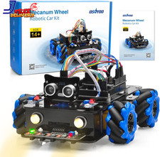 Mecanum Wheels Robot Car Kit for Arduino Mega2560 Raspberry Pi STEM Remote Contr