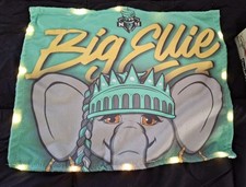 New York NY Liberty Big Ellie the Elephant Birthday Rally Towel - Lights Up!!!