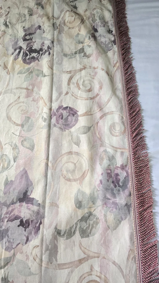 Croscill Chambord Cassis Amatista Púrpura Drapeado Bufanda Ventana Cenefa 43" x 215" Foto 3 de 4