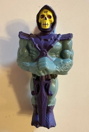 Vintage 1983 Mattel Motu Skeletor Clip-on Figure He-man Masters Of The Universe