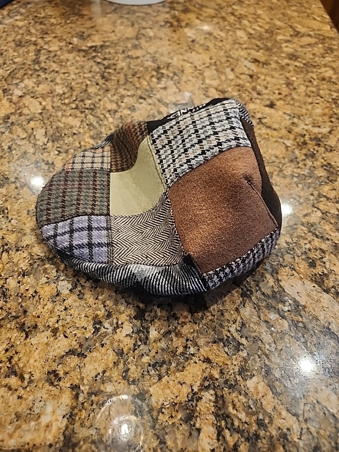 Guinness Patchwork Scully Cap Wool Blend Hat Iris… - image 2