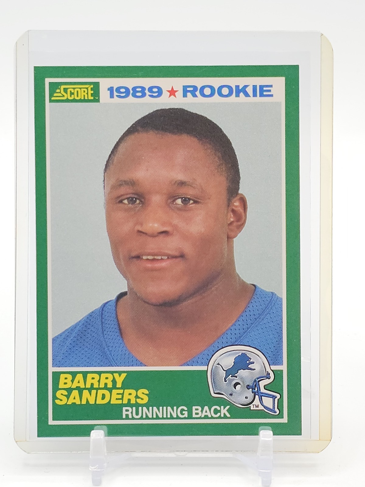 BARRY SANDERS 1989 SCORE #257 ROOKIE DETROIT LIONS Q7185