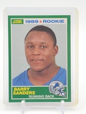 BARRY SANDERS 1989 SCORE #257 ROOKIE DETROIT LIONS Q7185
