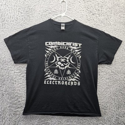 Combichrist T Shirt Electroheads T Shirt XL I Listened to Combichrist Before