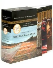 A Summer of Faulkner: As I Lay Dying/The Sound and the Fury/Light in - VERY GOOD