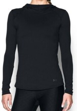 UA W's SPF lightweight 1289398 S Pullover Hoodie Color Black