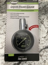 Slime 20289 Pro Series Liquid-filled Tire Air Pressure Dial Gauge 5-60 Psi