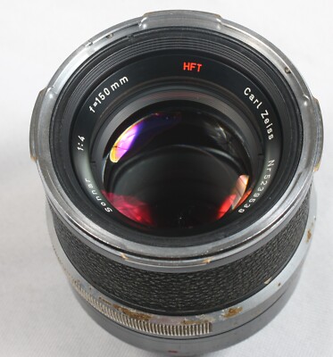 Carl Zeiss Sonnar 150mm f/4 HFT Rollei Lens 9539 | eBay