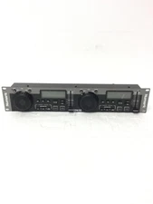 NUMARK CDN55 Rack Mount Professional Dual CD Player Working Free Shipping