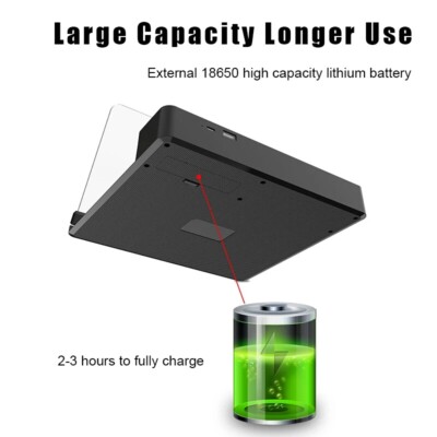 Lente Ingrandimento Schermo 26X Vidoelettronica® Con Cassa Bluetooth E Supporto Smartphone