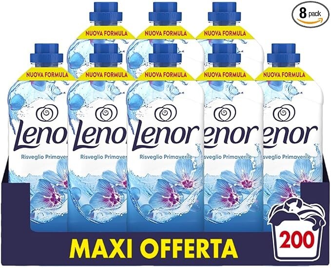 Lenor Ammorbidente Lavatrice Risveglio Primaverile - Cura dei Tessuti