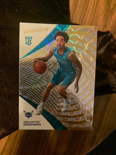 2018-19 PANINI REVOLUTION DEVONTE GRAHAM ROOKIE GROOVE HORNETS ~ #140