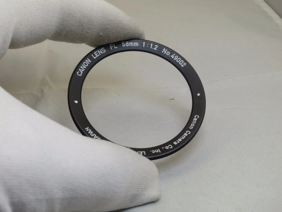 Canon Lens FL 58mm f1.2 Lens Logo Decal ring only (lens part) - Image 3 of 4