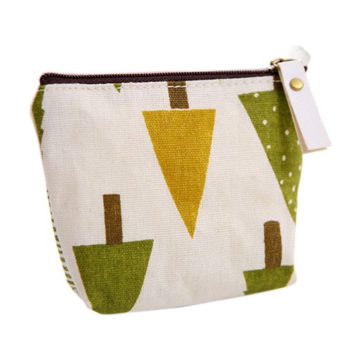 Women Lady Small Canvas Purse Zip Wallet Coin Case Bag Handbag Key Holder Wallet - Picture 11 of 14