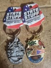  Lot Of 2 Metal Ohio  Keychains New Old Stock — photo 2
