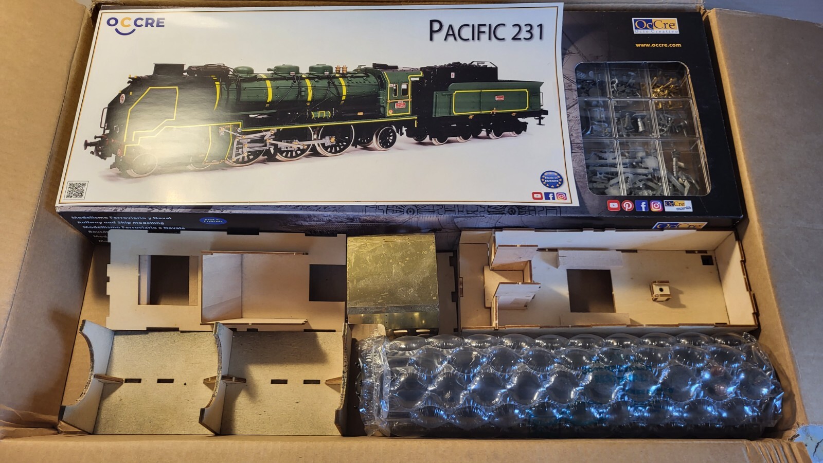 Occre Friedlicher Lokomotive Modellbausatz - BR 18.4 Im Maßstab 1:32