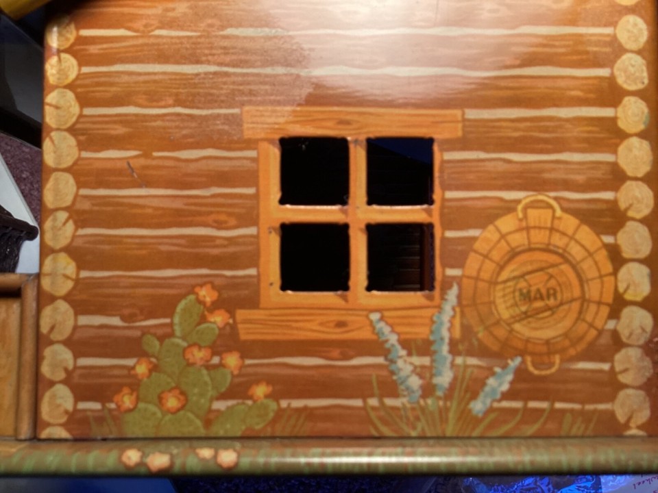 MARX vintage Bar M Ranch playset with cabin, indoor & outdoor