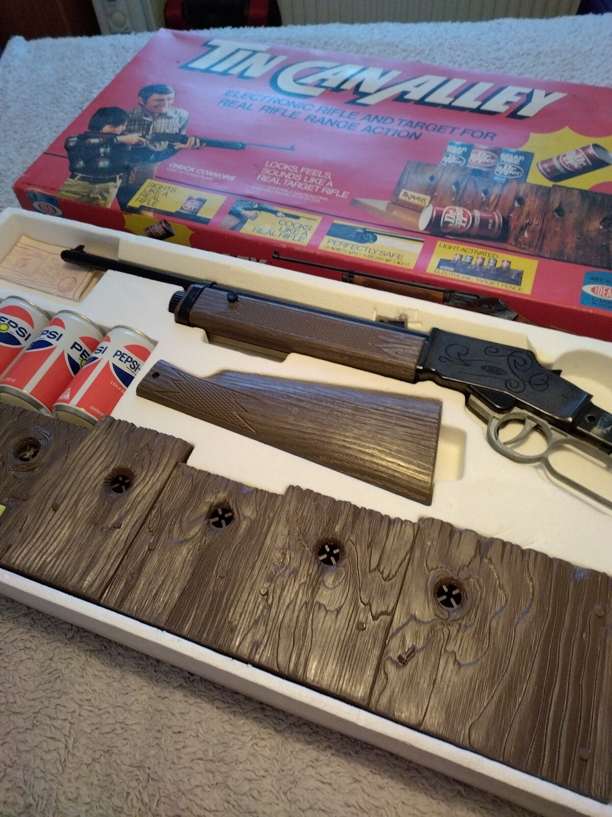 Vintage Tin Can Alley Electronic Game Boxed By Ideal Ages 9 & Up