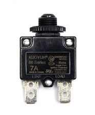 50pc 7A Circuit Breaker 88 series 125/250VAC 50/60Hz UL TUV VDE KUOYUH Taiwan