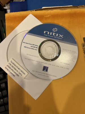 RARE BRAND NEW Nitix Sage Accpac ERP Edition +IBM DB2 udb Express Edition v8.2