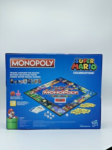 Hasbro Monopoly Nintendo Super Mario Celebration! Board Game Fast Free Shipping - Picture 2 of 6
