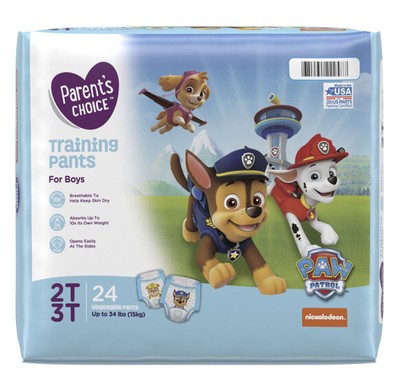 Parent's Choice Training Pants for Boys 