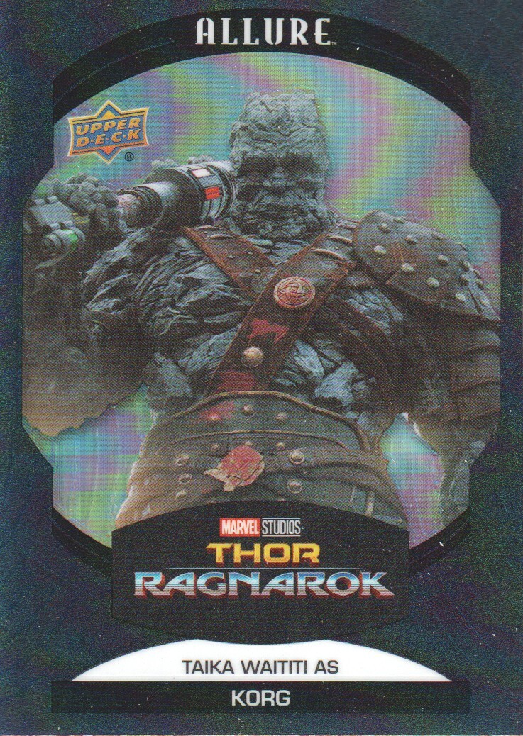 2022 UD Marvel Studios Allure Trading Card Black Rainbow #66