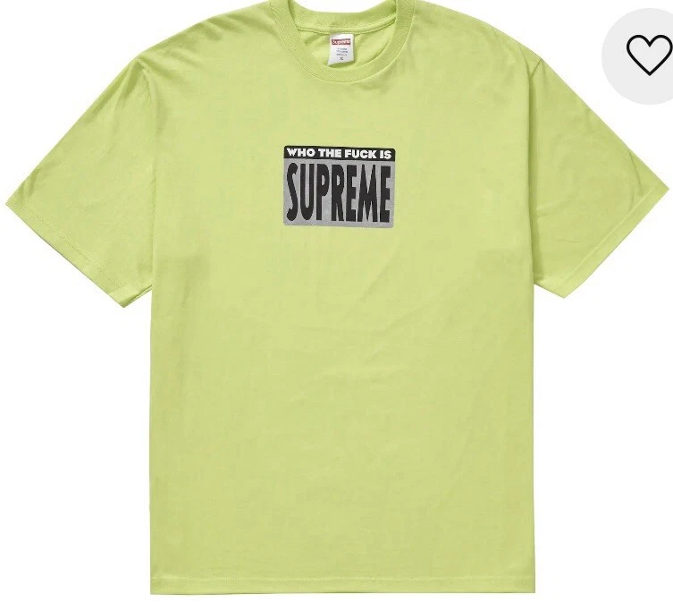 T shirt Supreme Who The F is Supreme TEE SS19 taille S