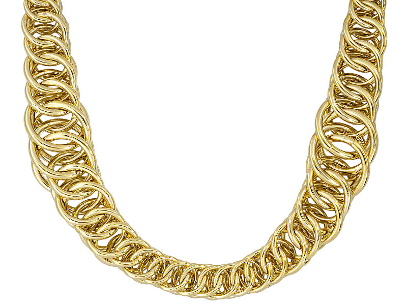 29999 Колье MODA AL MASSIMO ИЗ 18-КАРАТНОГО ЗОЛОТА И БРОНЗЫ Италия 33390₽