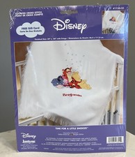 Janlynn Disney's Winnie the Pooh TIME FOR A LITTLE SNOOZE Baby Afghan Kit NEW