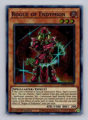Rogue of Endymion RIRA-EN099 Yugioh TCG Rising Rampage | eBay Rogue of Endymion RIRA-EN099 Yugioh TCG Rising Rampage | eBay