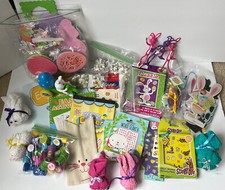 Easter Kids Lot Of Various Items: Stickers, Puzzles, Magnets, Erasers Activities