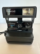 Vintage Polaroid One Step Close Up 600 Instant Film Camera With Strap Tested