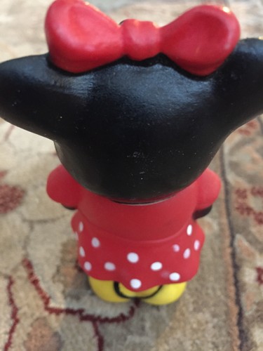 1986 Walt Disney Tootsietoy Minnie Mouse komplett mit Seifenblasenstab SCHÖNE FORM - Bild 3 von 12
