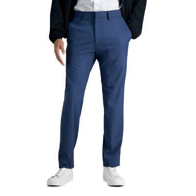 kenneth cole reaction men's slim fit solid performance dress pant Kenneth Cole Reaction Mens Slim Fit Dress Pants 32 / 30 Black Solid Stretch, Men's